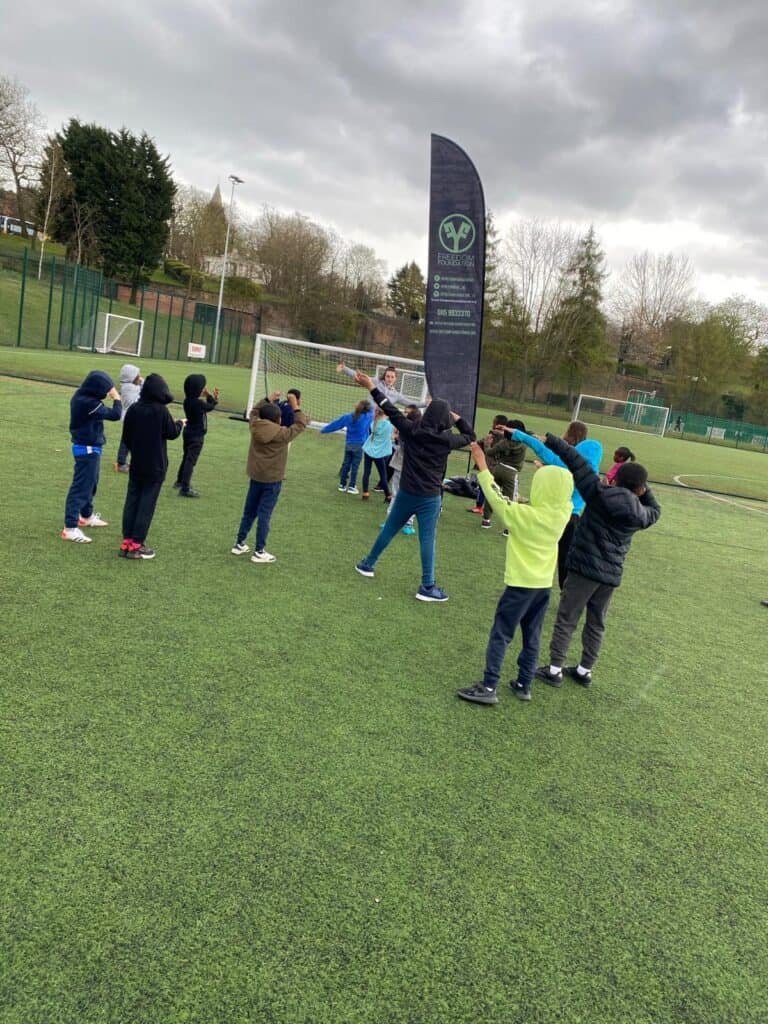 learners playing in a group