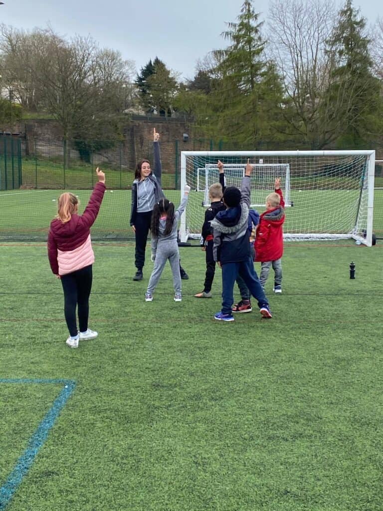 learners playing in a group