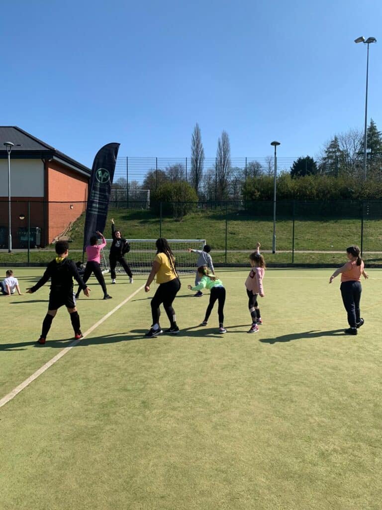 learners playing in a group